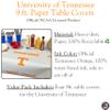 N F String & Son NCAA University of Tennessee Paper Table Covers, 4-Pack, 40" x 9 ft, White Kraft Paper, Officially Licensed (Volunteer Orange) view 2