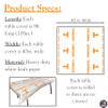 N F String & Son NCAA University of Tennessee Paper Table Covers, 4-Pack, 40" x 9 ft, White Kraft Paper, Officially Licensed (Volunteer Orange) view 3