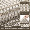 Ileading Laundry Room Runner Rug 2'x6' Non Slip Farmhouse Kitchen Floor Mats with Rubber Backing Machine Washable Beige Indoor Decor Carpet for Doormat Hallway Entryway Petmat Garage Balcony view 4