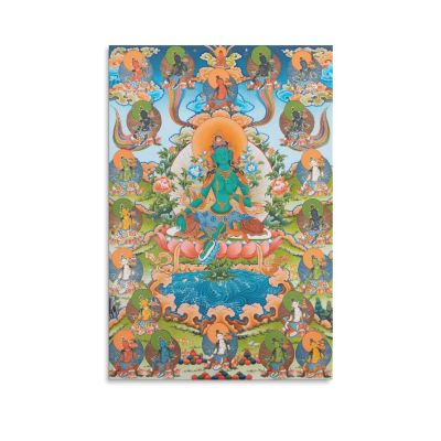 21 Tara Liberation Mother Buddhist Room Aesthetics Posters Canvas Posters Bedroom Decoration Sports Office Decoration Gifts Wall Art Decoration Printing Posters 20x30inchs(50x75cm)