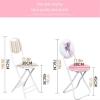 CukUJH Folding Chair Dining Chair Simple Backrest Chair Folding Chair Office Chair Computer Chair (Color : D, Size : 30in) view 4