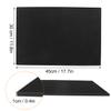 5 Pack Rubber Bar Mats, 18" x 12" Black Bar Service Mat, Spill Mat for Countertop, Bartending, Rubber Bar Mats, Efficient and Stylish Solution for Every Bartending Need,by KUKLIPJIM view 2