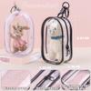 Framendino, 6 Pack Clear Figure Display Bag with Keychain Small Case Zipper for Hanging Colors view 2