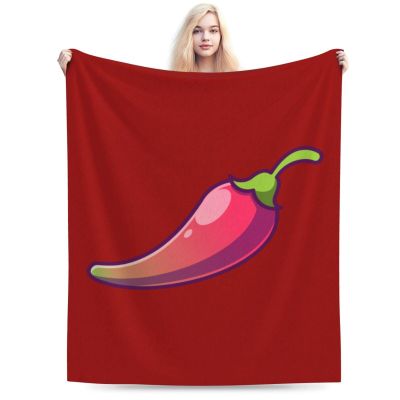 Red Pepper Throw Blanket for Couch 50"x40" Bed Sofa Super Soft Cozy Blanket Flannel Blankets & Throws