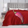 Red Pepper Throw Blanket for Couch 50"x40" Bed Sofa Super Soft Cozy Blanket Flannel Blankets & Throws view 3