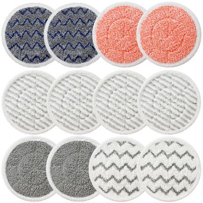 12 Pack Upgraded S7001 Pads Replacement Steam Mop Pads for Shark S7001 S8201 S7000 S8001 S7201 S7000AMZ S7001TGT Series Steam Mop Pads,Steam&Scrub All-in-One Scrubbing Mop Pads,Part Model #:XKITP7000