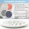 12 Pack Upgraded S7001 Pads Replacement Steam Mop Pads for Shark S7001 S8201 S7000 S8001 S7201 S7000AMZ S7001TGT Series Steam Mop Pads,Steam&Scrub All-in-One Scrubbing Mop Pads,Part Model #:XKITP7000 view 2