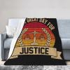 It s A Great Day for Justice Throw Blanket for Couch 50"x40" Bed Sofa Super Soft Cozy Blanket Flannel Blankets & Throws view 2