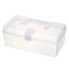 BEIDUOYANG Portable Clear Storage Box With Handle Tool Organizer Accessory Portable For Children Adults Toy Tool Organization Clear Storage Box With Lid, Large view 1