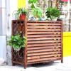 CFDZCP air Conditioner Fence for Outside Solid Wood Air Conditioner Fence Privacy Screen, Outdoor Conditioning Shell Blinds, Freestanding Enclosure to Cover Garbage Or Ac Units view 1