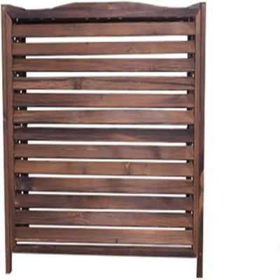air Conditioner Fence for Outside Outdoor Air Conditioner Fence Solid Wood Trash Can Screens, Mini Split Air Conditioner Cover for Outside Units,Protective Grilles for AC and Heat Pumps (Color : A)
