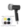 Lyunsi Electric Cleaning Brush Household Cleaning Brush Electrical Spin Scrubber Gadgets for Home and Kitchen Cleaning Products (Color : Black) view 2