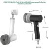 Lyunsi Electric Cleaning Brush Household Cleaning Brush Electrical Spin Scrubber Gadgets for Home and Kitchen Cleaning Products (Color : Black) view 3