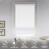 BERISSA Blackout Roller Shades, Easy to Install Window Roller Shades Pull Down,UV Protection Room Darkening Shades, Custom Shades, Office, Home. White, 57" W x 36" H view 4