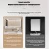 JSLJDM Mirror with Medicine Cabinet, Bathroom Mirror with Storage,Bathroom Vanity Mirror Cabinet Aluminum Mirror Cabinet with Anti-Fog, Stepless Dimmable Light,White 70 * 70 * 13cm Grey view 3