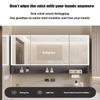 JSLJDM Mirror with Medicine Cabinet, Bathroom Mirror with Storage,Bathroom Vanity Mirror Cabinet Aluminum Mirror Cabinet with Anti-Fog, Stepless Dimmable Light,White 70 * 70 * 13cm Grey view 4
