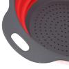 2 PCS Collapsible Colander Basket Set - Round Retractable Drain Baskets for Washing Vegetables and Fruits - Includes Big and Small Sizes view 3