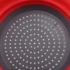 2 PCS Collapsible Colander Basket Set - Round Retractable Drain Baskets for Washing Vegetables and Fruits - Includes Big and Small Sizes view 4