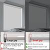 BERISSA Blackout Roller Shades for Windows Cordless Roller Blinds with Cassette Valance Jacquard Insulated Fabric for French Doors Bedrooms Living Rooms.Silver Gray.29 W x 68" H view 3