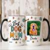 Adaira Personalized Best Dog Mom Ever Mug, Dog Mom with Photo Mug, Custom Dog Mug, Dog Mom Gift, Mothers Day Mug for Mom, Custom Photo Mug Gifts for Women on Mothers Day Birthday Gifts view 1