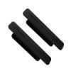 Cabinet knobs,Adhesive Glass Door Handle,2pcs Self-Adhesive Door and Window Sliding Auxiliary Handle Plastic Grab Bar Levers Cabinet Drawer Window Knobs No Punching Furniture Cabinet Closet Wardrobe B view 1