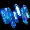 BAWHO 100g Natural Crystal Titanium Quartz Pillar Angel Blue Aura Quartz Point Obelisk Wand Beautiful Crystal WANMUQYIN view 3