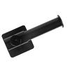 Towel Stand Cling Film Storage Rack Wall No Punch Lazy Rag Rack Kitchen Cling Film Roll Paper Storage Rack Retractable L Shaped Wash Towel Rack for Home (Black) view 1