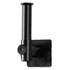 Towel Stand Cling Film Storage Rack Wall No Punch Lazy Rag Rack Kitchen Cling Film Roll Paper Storage Rack Retractable L Shaped Wash Towel Rack for Home (Black) view 2