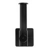 Towel Stand Cling Film Storage Rack Wall No Punch Lazy Rag Rack Kitchen Cling Film Roll Paper Storage Rack Retractable L Shaped Wash Towel Rack for Home (Black) view 3