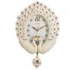 GeRRiT European-Style Living Room Wall Clock Nordic Peacock Wall Watch Mute Large Clock Home Bedroom Creative Decorative Wall Clock view 1