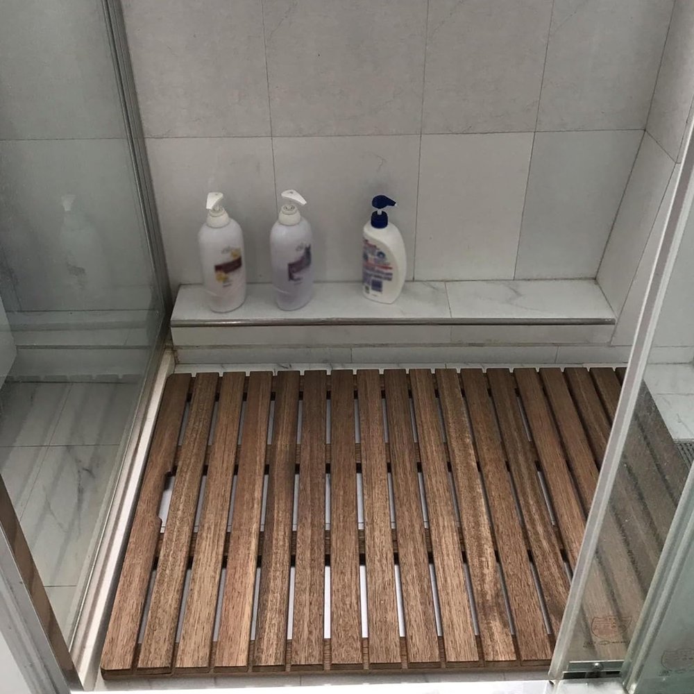 11.8 15.7 19.7 23.6 27.6 31.5 Inch Large Shower Mat Non Slip, for Elderly/Kids/Adult, Inside Shower/Rv/Bathroom Floor Mat, Square/Rectangle Floor Mat(50x80x3.2cm (19.7x31.5x1.2in))