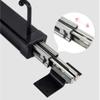 Clothes Hanging Rod Laundry Room Extendable Wardrobe Hanging Rod,Pull-Out Closet Clothes Hanger Rod,Closet Sliding Rail for Trousers Jeans Jacket Storage,2-Row Sliding Track ( Size : 31cm/12.2inch ) view 3