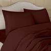 AnexLinen 100% Egyptian Cotton 3 PCs Duvet Covers Set for Olympic Queen Size Wine with Zipper Closure & Corner Ties - 600 Thread Counts Exquisite Duvet Cover/Comforter Cover with 2 Pillowcases view 2