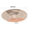 Woven Basket Wall Decor Boho Basket Wall Art Reliable Convenient Fruit Plate Practical Attractive Decorative DIY Making Home Ornaments view 2