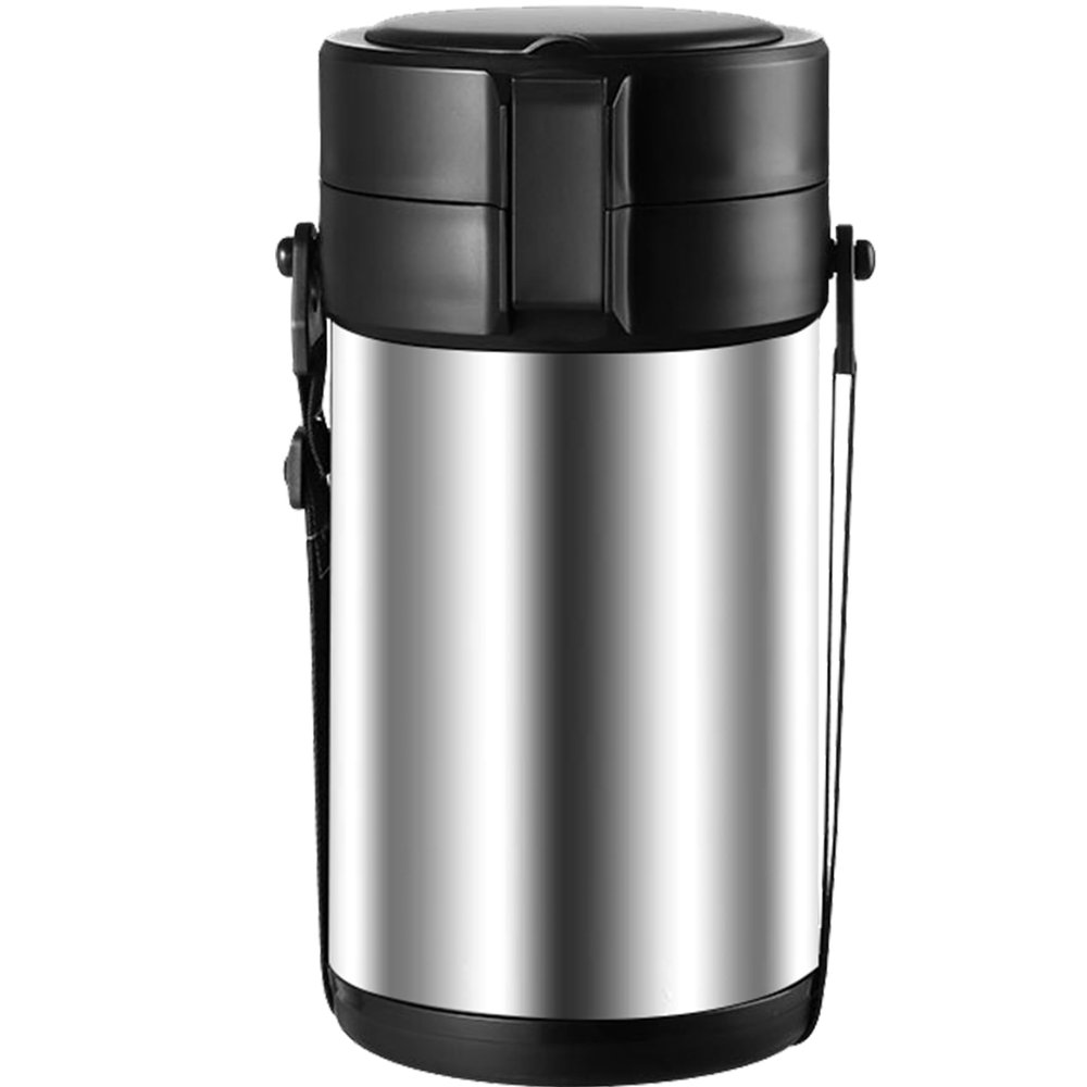 Peosaard Thermal Lunch Box for 12H 3L 4-Tiers Leakproof Insulated Lunch Containers Anti-scald Stainless Steel Hot Pack for Food Wide Mouth Vacuum Hot Food Container for Office