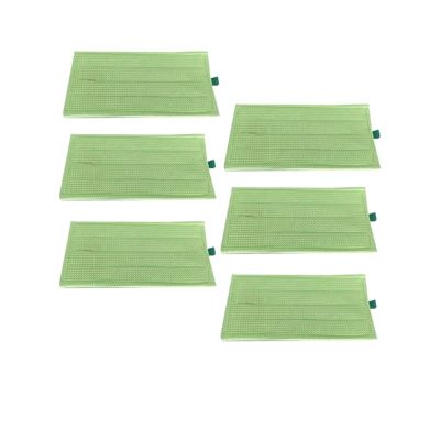 XFHDHR Mop Cloth Compatible for Vorwerk Compatible for Kobold SP600 MF600 Vacuum Cleaner Spare Parts Accessories Wet & Dry Washable Mop Pad (Color : Green 6PCS), deng17546yapin