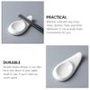 Cabilock Chopstick Rest Decor Ceramic Chopstick Racks White Kitchen Accessories 4 Piece Set view 3