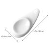 Cabilock Chopstick Rest Decor Ceramic Chopstick Racks White Kitchen Accessories 4 Piece Set view 4