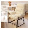 Ren Sheng Computer Chair, Armrest White Gaming Chair Feet Support Luxury Ergonomic Comfy Office Chair Bedroom Relax Chaise De Bureaux Office Furniture (Color : A), Ren-874158 view 1