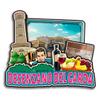 Desenzano Del Garda Lombardy Italy Wooden Fridge Magnet Funny 3D Handmade City Travel Souvenirs Crafts Refrigerator Stickers Home Office Decor Collection Gift view 1
