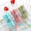 LZSUFDSK Fruit Fork Wholesale Disposable Fruit Fork Set Plastic Fruit Skewer Eat Dim Sum Fork Dessert Fork Fruit Fork, Powder view 2