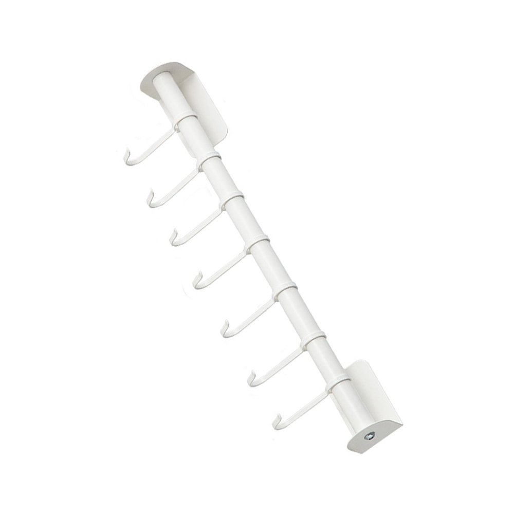SIXRUN Kitchen Utensil Rack, Carbon Steel, Wall Mount, Minimalist Style, 11 oz, Various Surfaces, Traceless Design, Kitchen Utensil Hooks