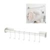 SIXRUN Kitchen Utensil Rack, Carbon Steel, Wall Mount, Minimalist Style, 11 oz, Various Surfaces, Traceless Design, Kitchen Utensil Hooks view 4