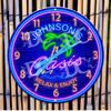 Decorative Concepts Backyard Tiki Bar Oasis Customized Medium 18" Metal Wall Clock view 3