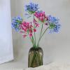 Firlar 3pcs Artificial Agapanthus Faux Floral with Stem Fake Agapanthus Africanus Silk Flowers for Home Decoration Soft Decoration Flower Arrangement Wedding Landscaping (#2) view 2