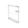 GeRRiT Umbrella Rack for Commercial and Household Doorstep Storage. Umbrella Bucket, Iron Metal Umbrella Storage Rack, 50 * 15 * 60cm White view 1