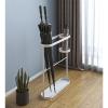 GeRRiT Umbrella Rack for Commercial and Household Doorstep Storage. Umbrella Bucket, Iron Metal Umbrella Storage Rack, 50 * 15 * 60cm White view 3