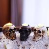 Skull Candlestick Decoration, Atmosphere Decoration Script Killing Props, Home Resin Crafts view 2