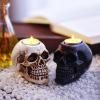 Skull Candlestick Decoration, Atmosphere Decoration Script Killing Props, Home Resin Crafts view 4