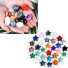 DUQGUHO Bundle  2 Items:15 Pcs Natural Crystals Bulk Tumbled Stones Polished Irregular Quartz Crystal Set and 20 Pcs Crystals Star Natural Healing Crystal Set view 1